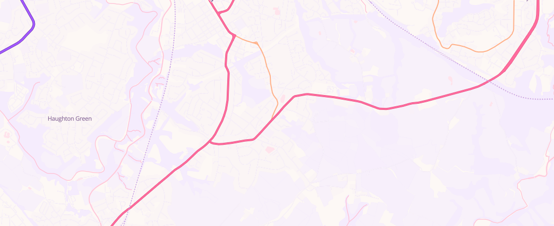 Map showing Weir Motors, Hyde
