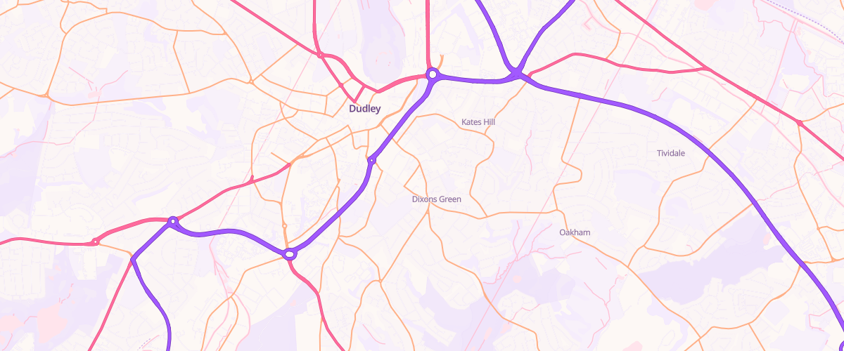 Map showing the location of Pgg Dixon's Green