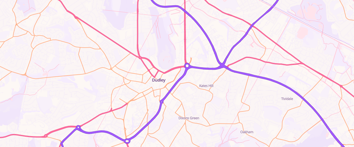 Map showing the location of Castle Service Station
