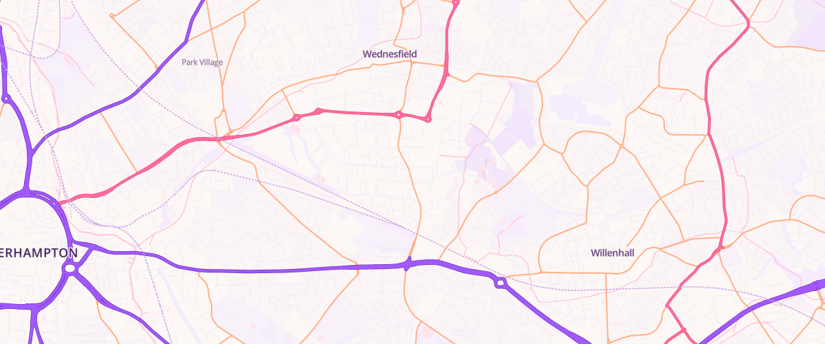 Map showing the location of Beddoes