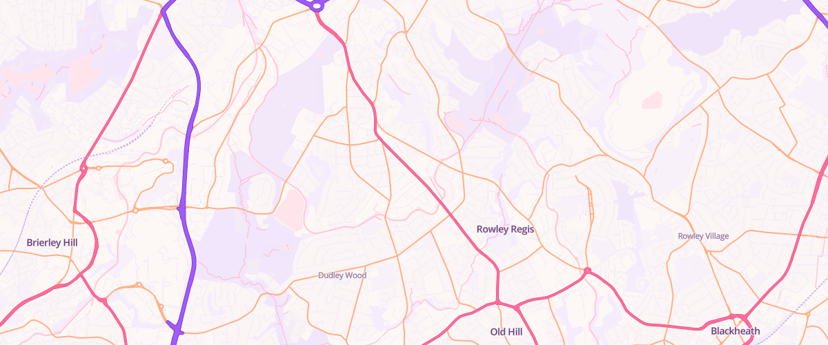 Map showing the location of Mfg Netherton