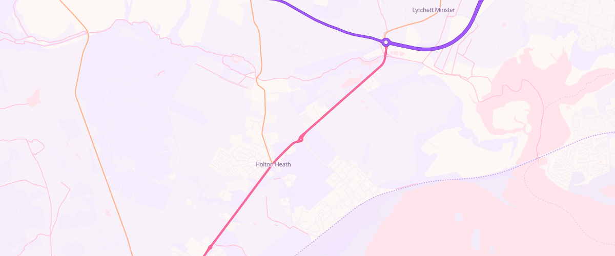 Map showing the location of Holton Health Garage