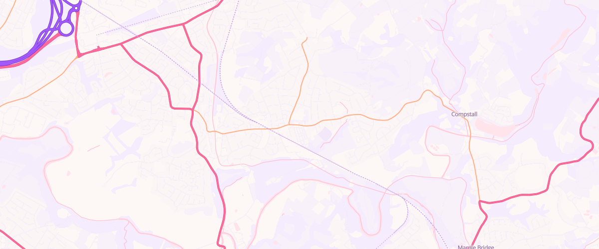 Map showing the location of Mfg Romiley