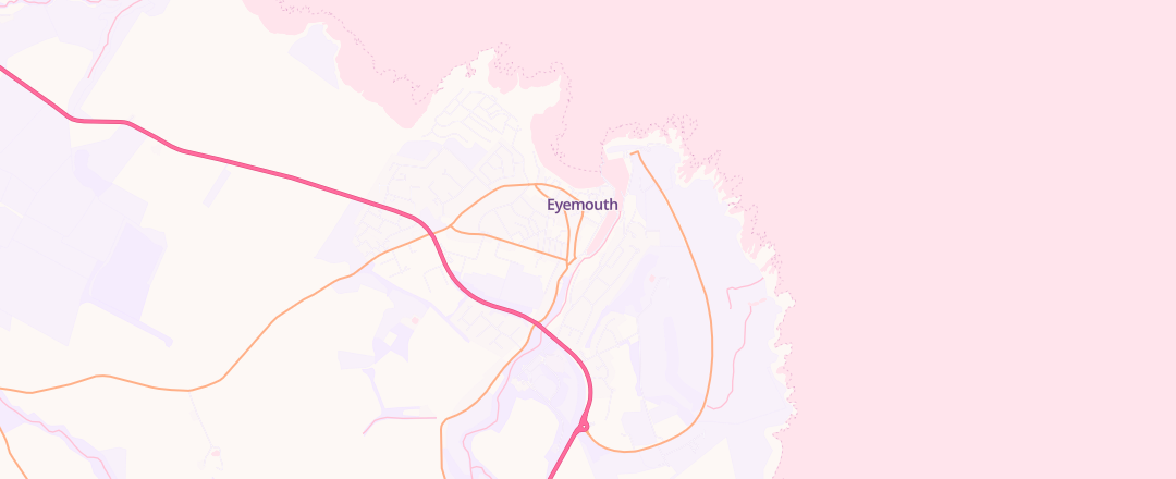 Map showing Finlay's, Eyemouth