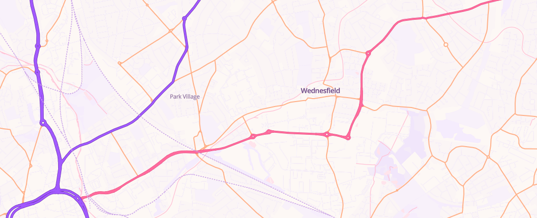 Map showing Js Autos, Wednesfield