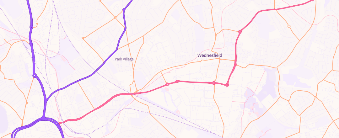 Map showing J Kenyon & Son Wednesfield Ltd, Wednesfield
