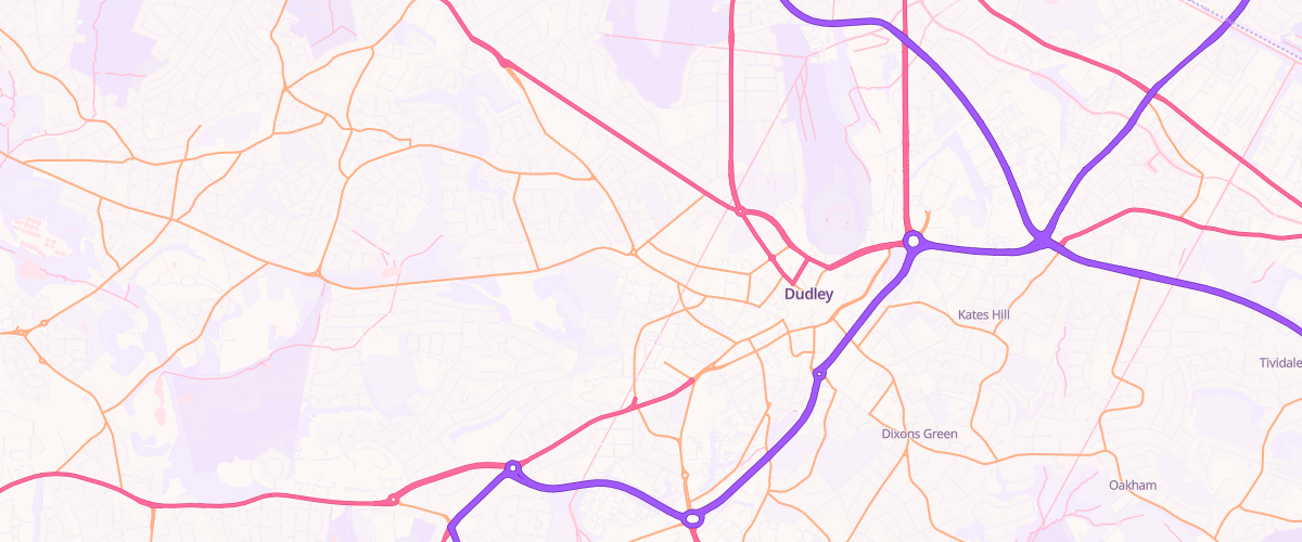 Map showing the location of Mfg Eve Hill