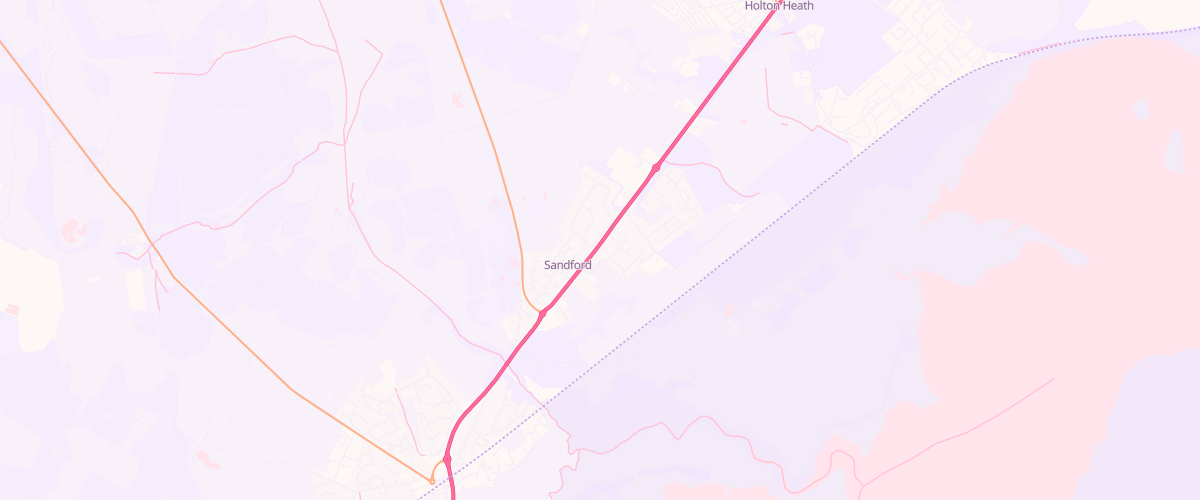 Map showing the location of Asda Sandford Express Petrol