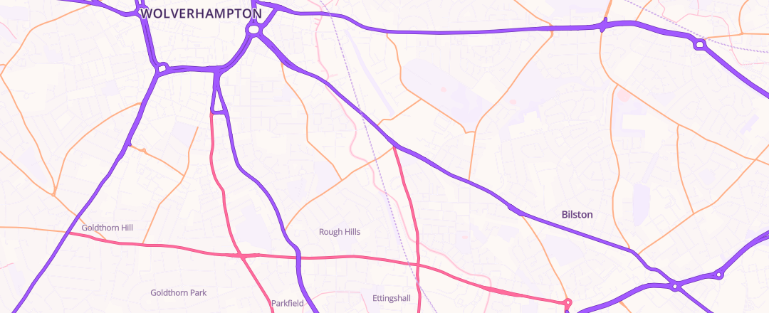 Map showing Midland Car & Commercial, Wolverhampton