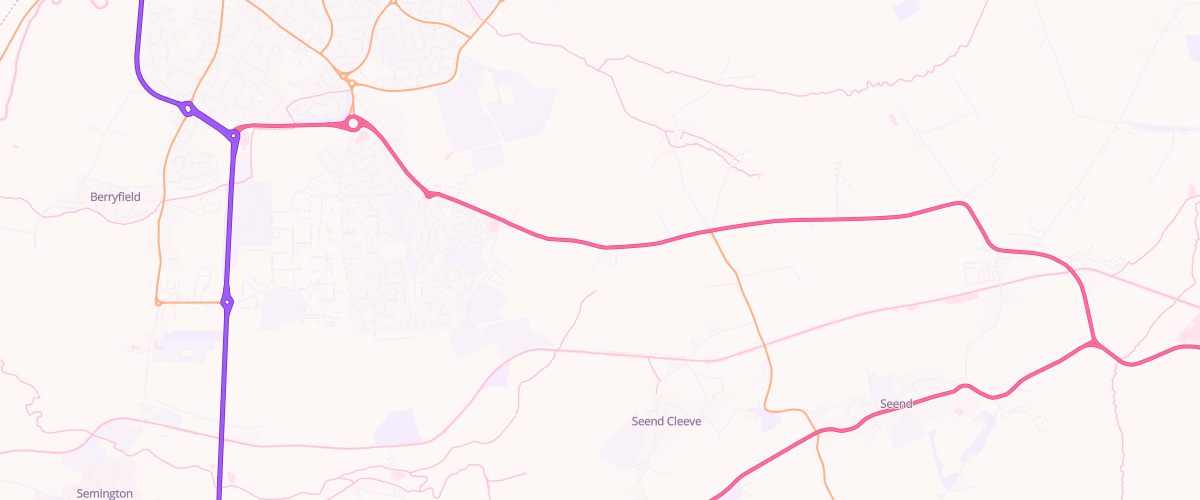 Map showing the location of Turnpike