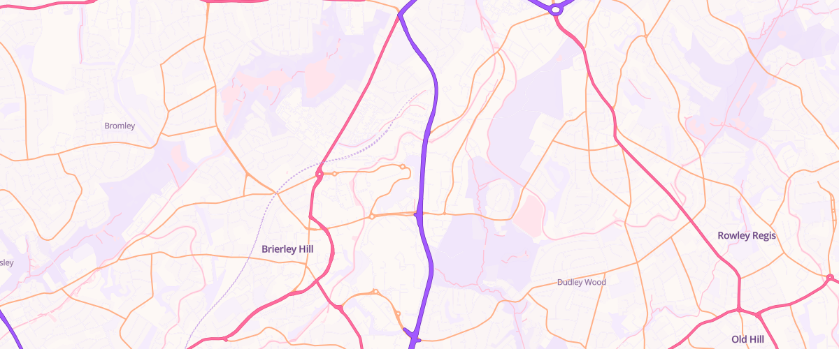Map showing the location of Rontec Merryhill