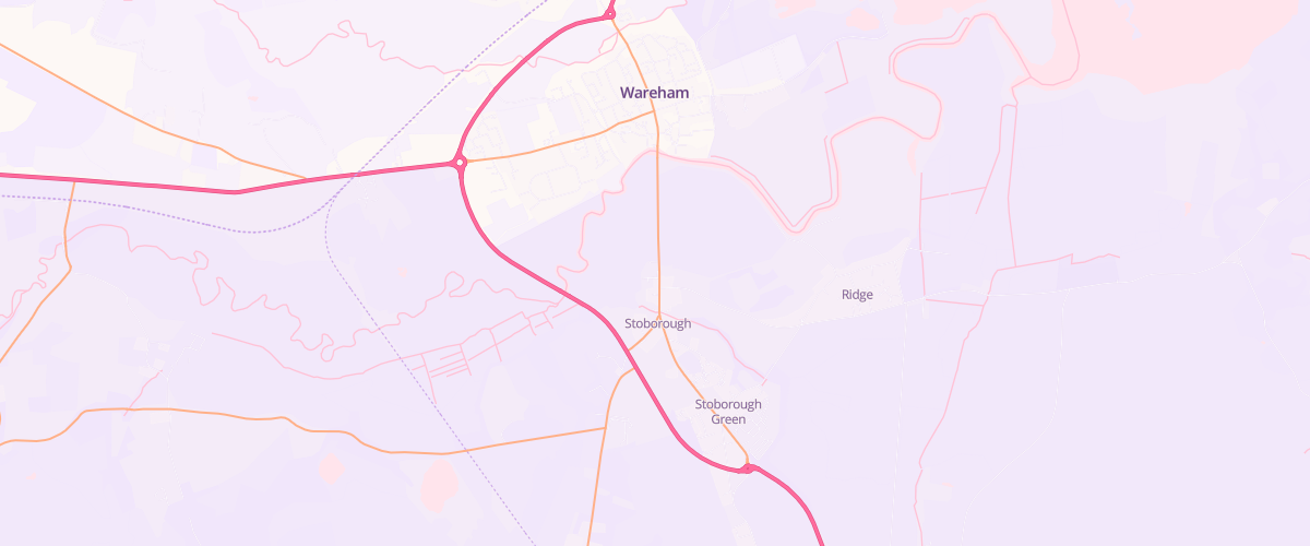 Map showing the location of Purbeck Motors