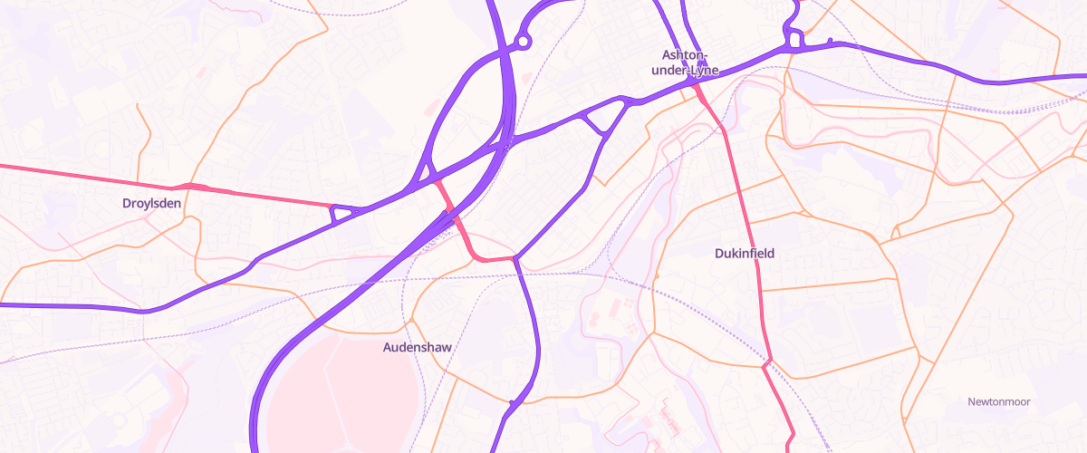 Map showing the location of Shell Guide Bridge