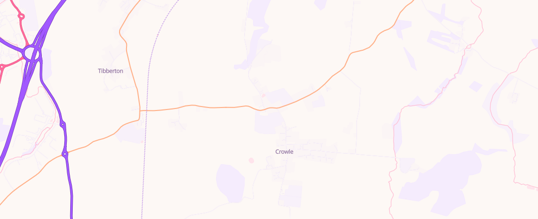 Map showing M J Palmer And Son, Worcester