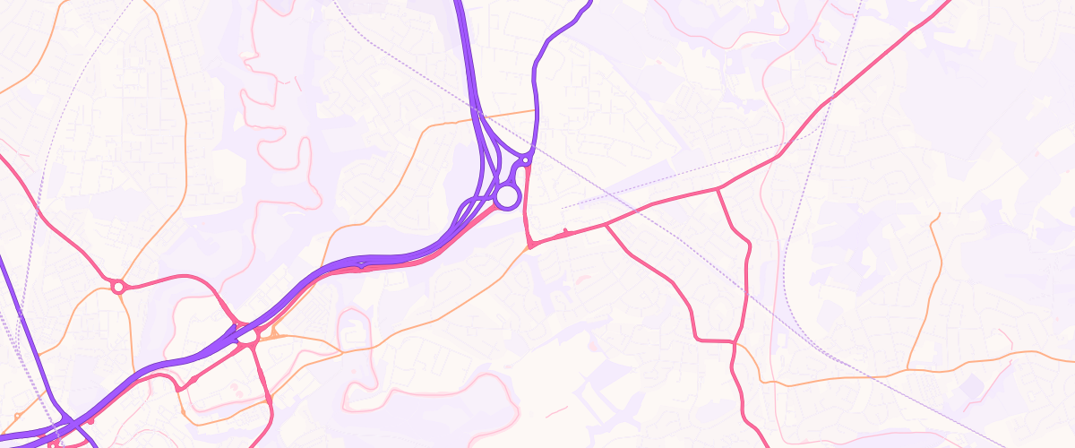 Map showing the location of Mfg Morrisons Bredbury