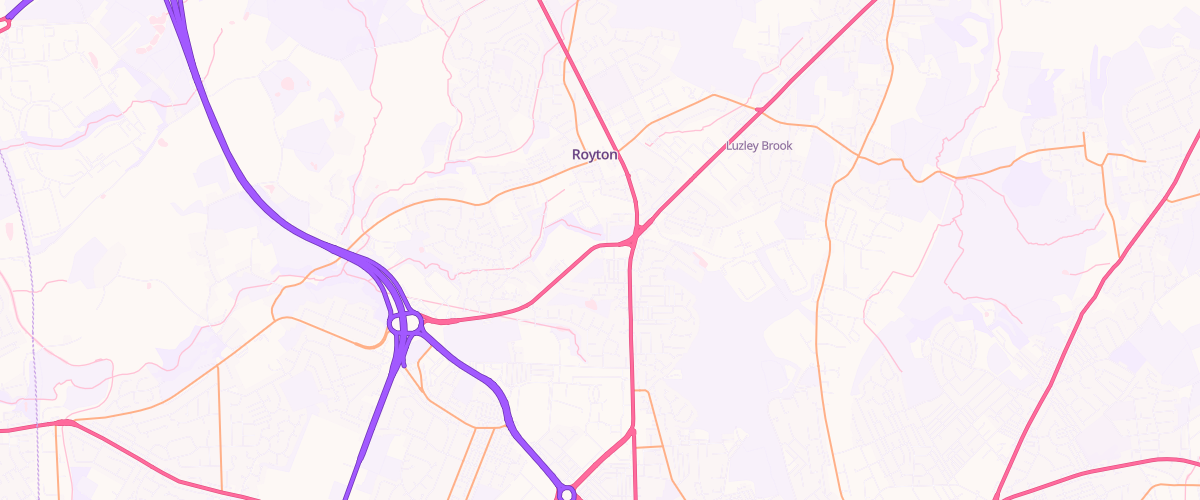 Map showing the location of Monarch Service Station