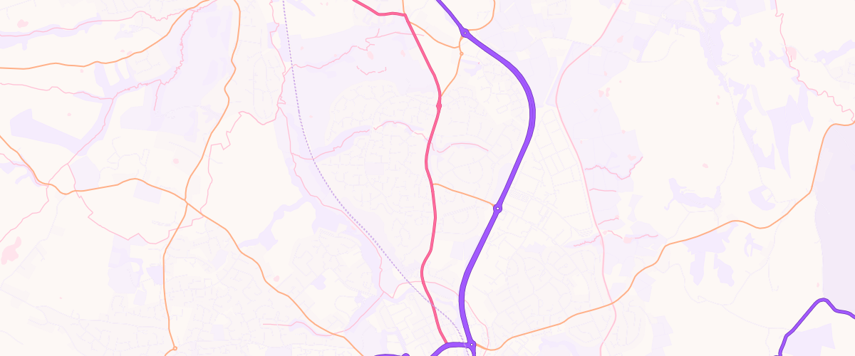 Map showing the location of Shell Little Waitrose Tytherington