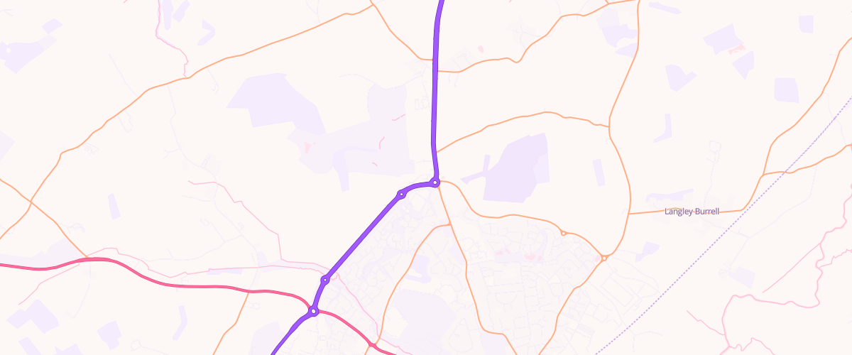 Map showing the location of Chippenham Sf Connect