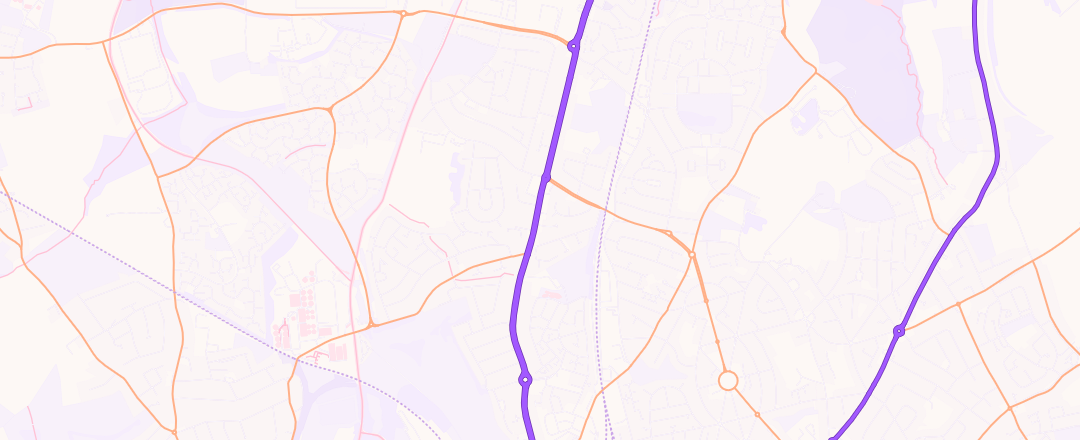 Map showing Rennsport Motor Services, Wolverhampton