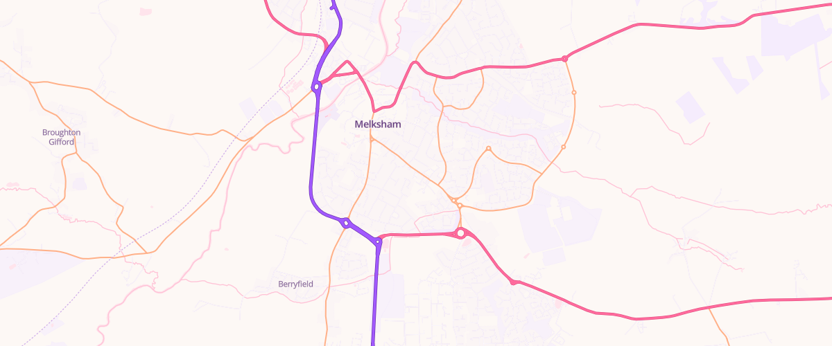Map showing the location of Sparoad Service Station