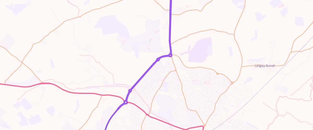 Map showing the location of Mfg Morrisons Chippenham