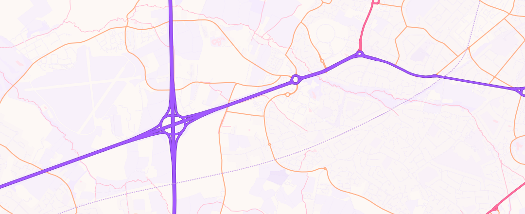 Map showing Cotswold Cheltenham, Cheltenham