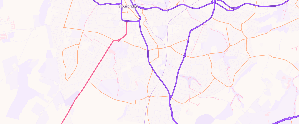 Map showing the location of Asda Stourbridge Express Petrol