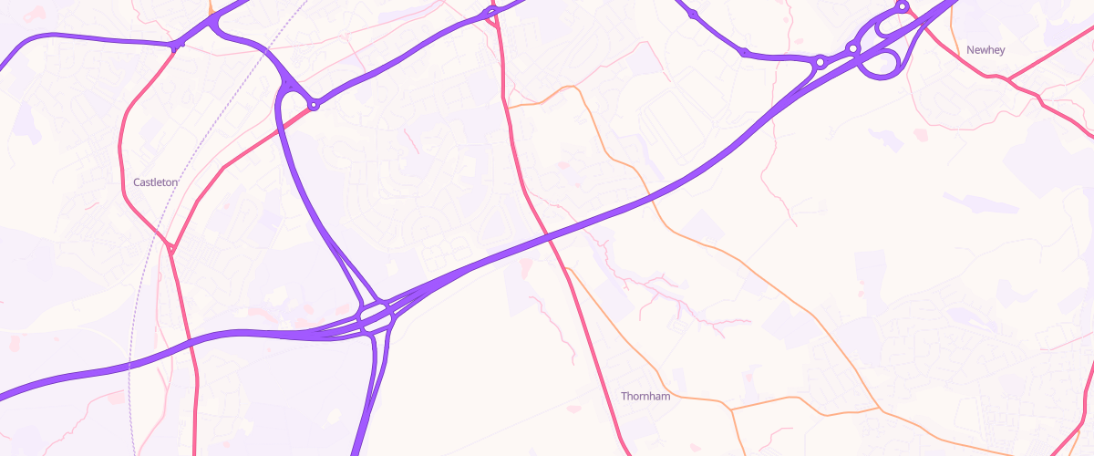Map showing the location of Dean Service Station Ltd
