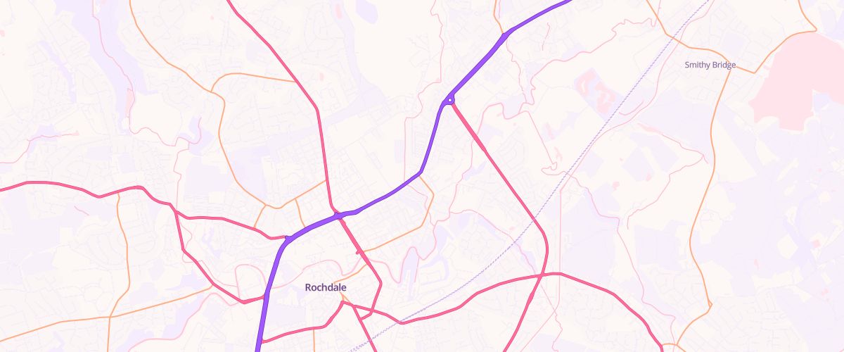 Map showing the location of Heybrook Corner Service Station