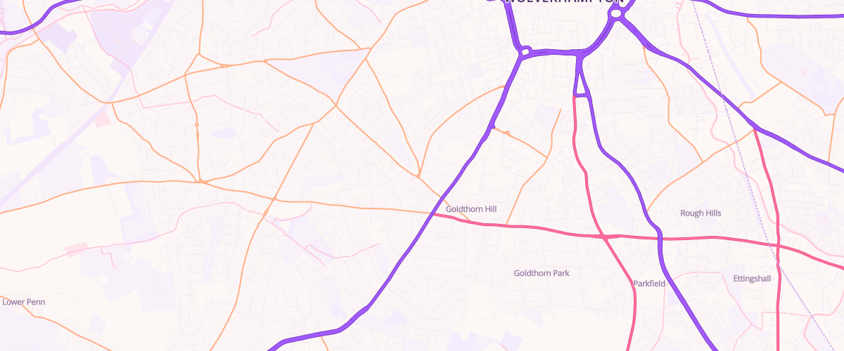 Map showing the location of Bp Terminus Service Station