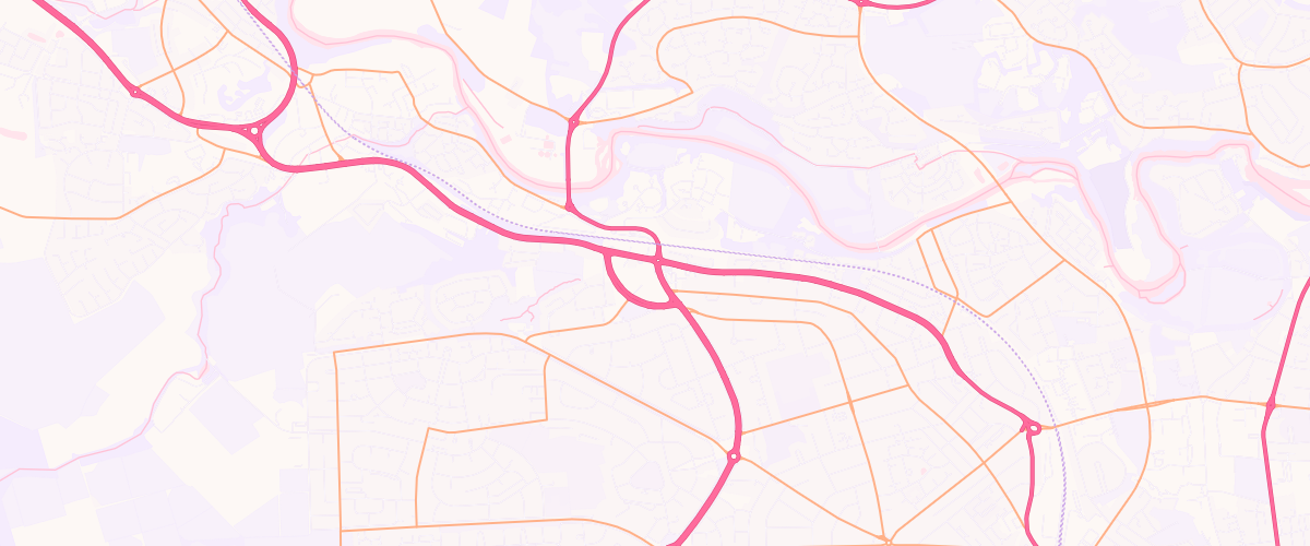 Map showing the location of Mfg North Anderson Drive