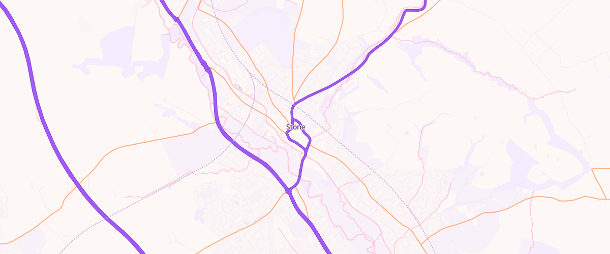 Map showing the location of Mfg Morrisons Stone