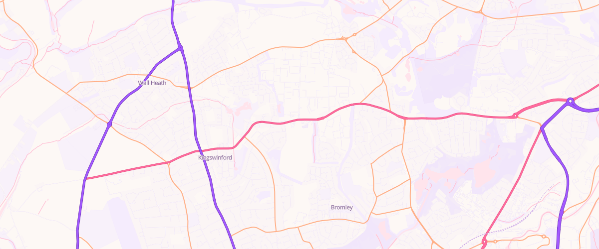 Map showing the location of Rontec Kingswinford