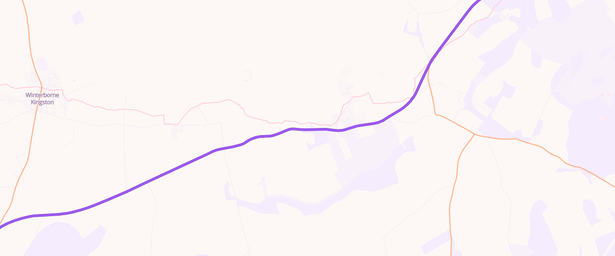 Map showing the location of Asda Red Post Express