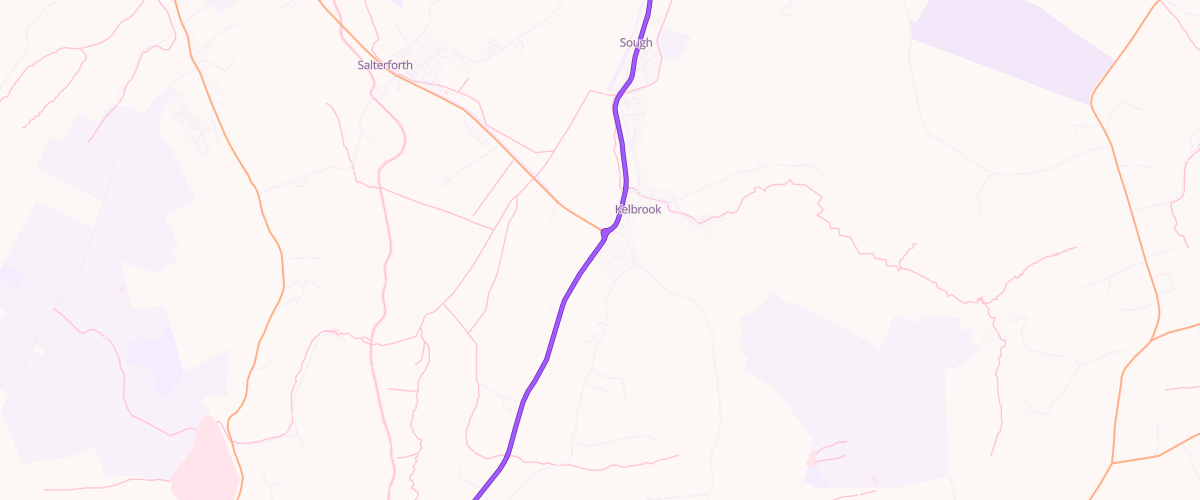 Map showing the location of Total Harvest Energy Kelbrook