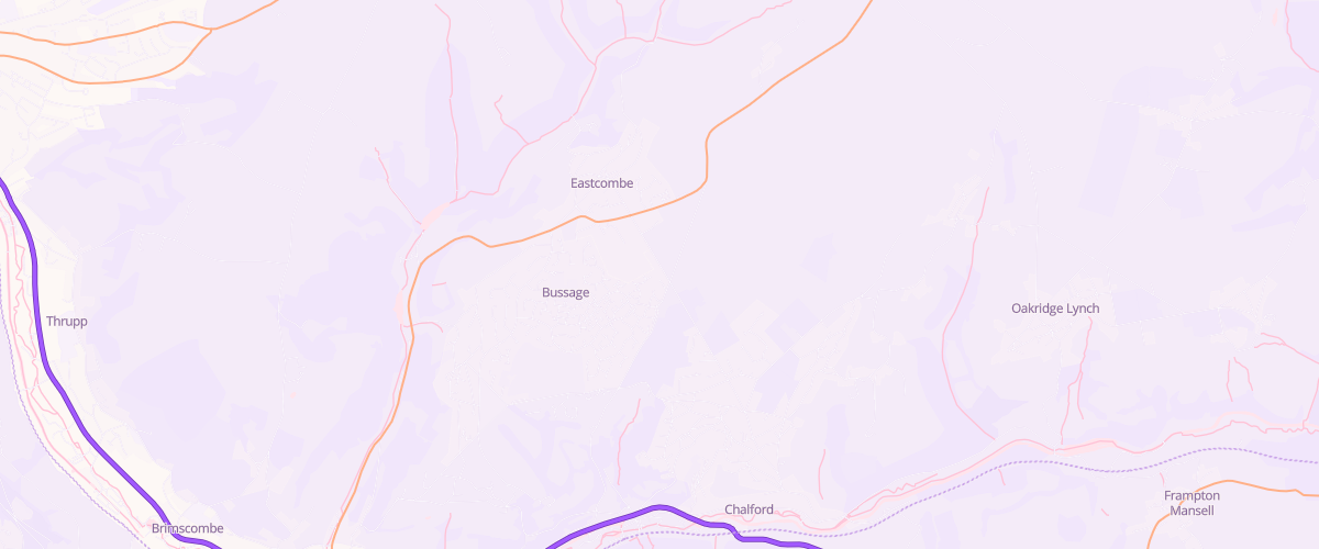 Map showing the location of Fourways Garage Chalford Ltd