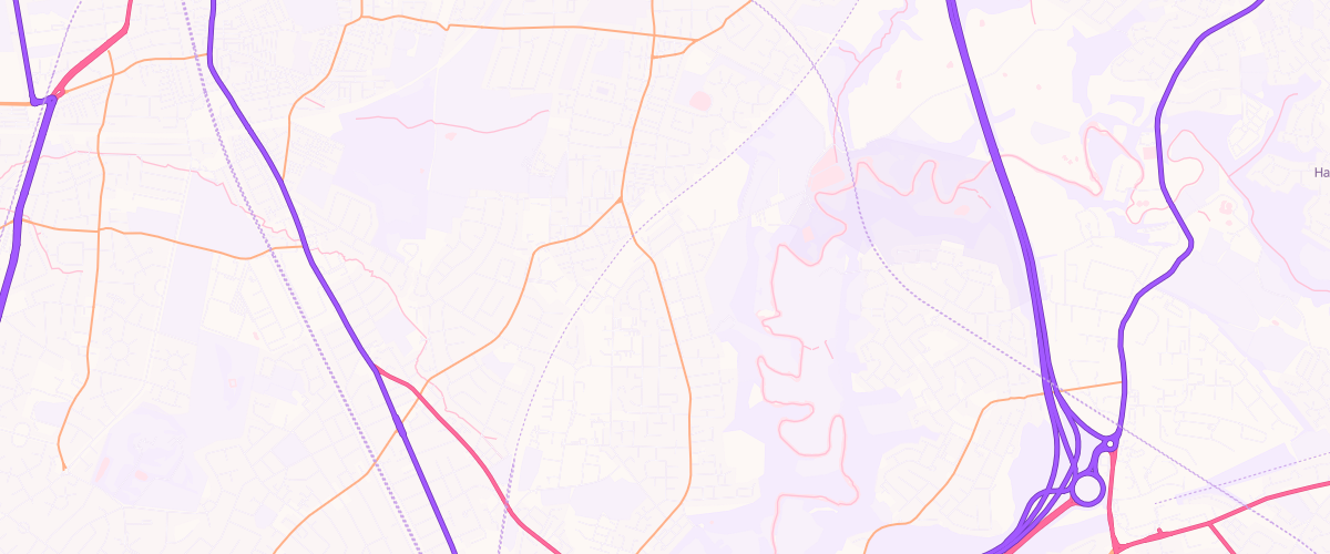 Map showing the location of Yew Trees