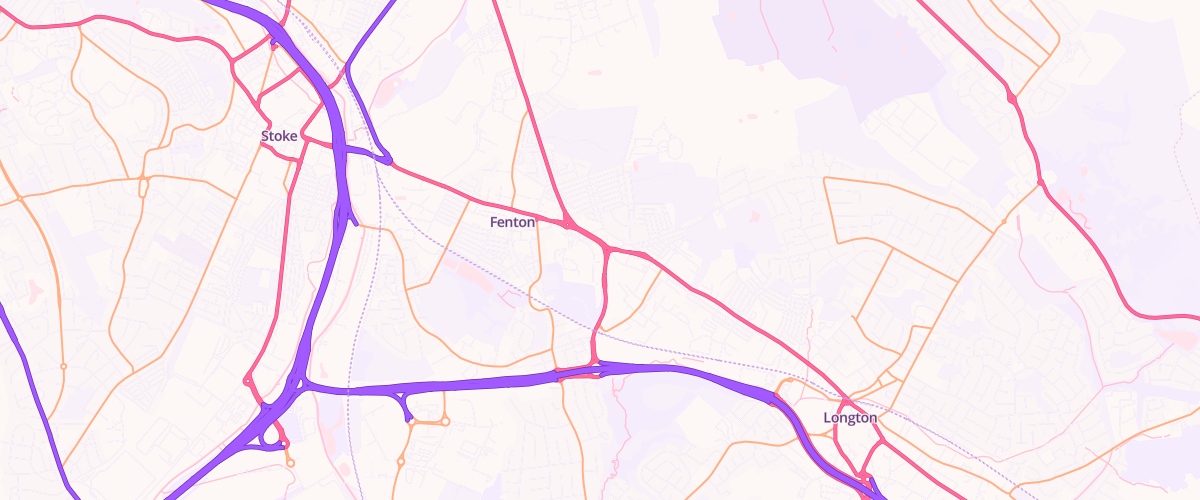 Map showing the location of Asda Fenton Express Petrol