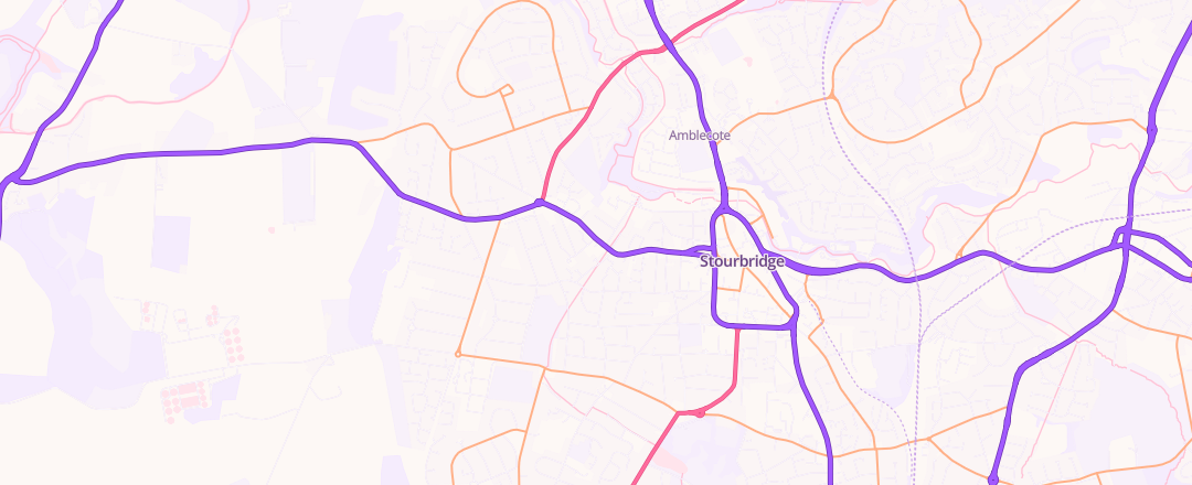 Map showing Prestwood Garage Limited, Stourbridge