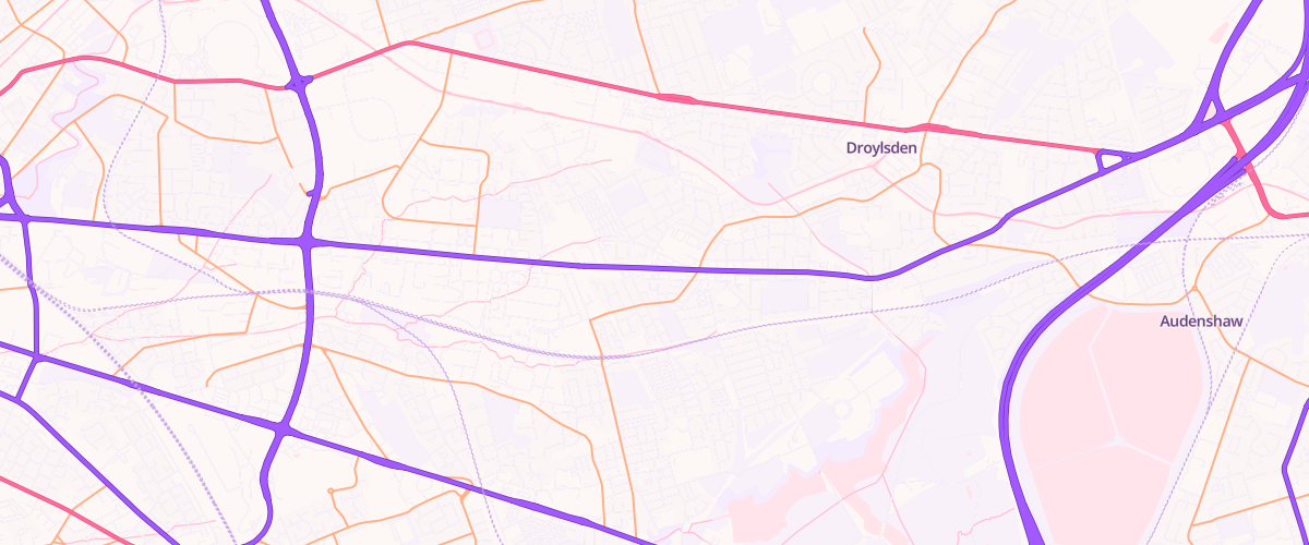 Map showing the location of Mfg Morrisons Manchester Openshaw