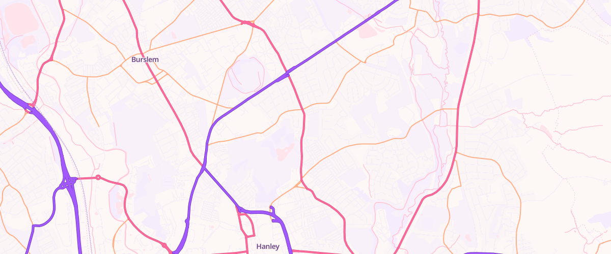 Map showing the location of Mfg Sneyd Green