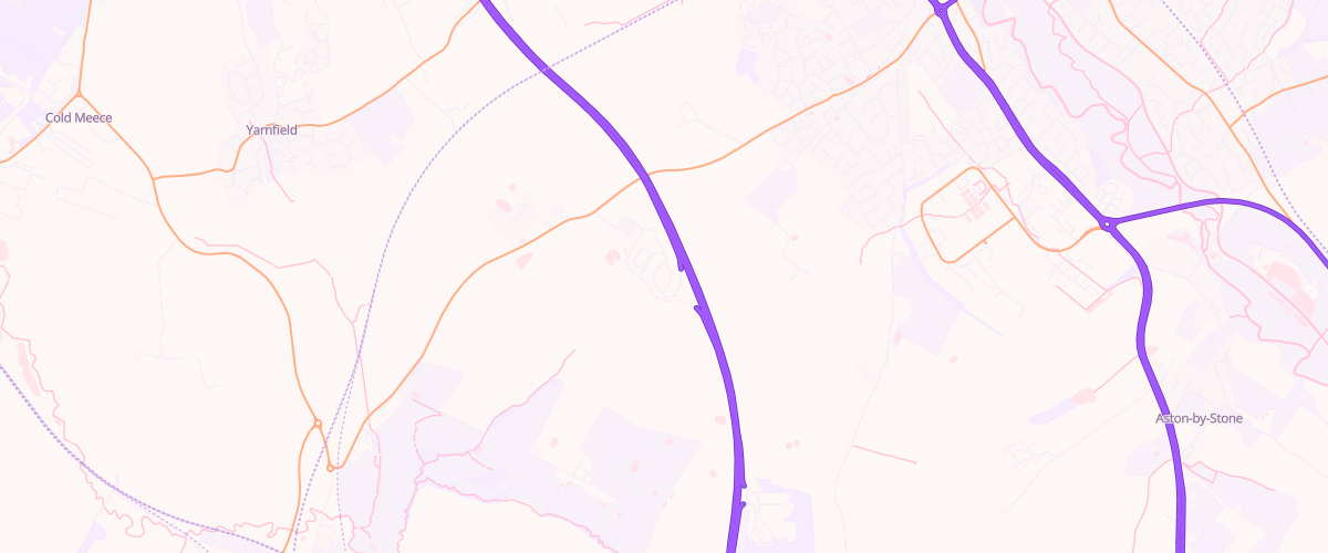 Map showing the location of Stafford Connect Mwsa