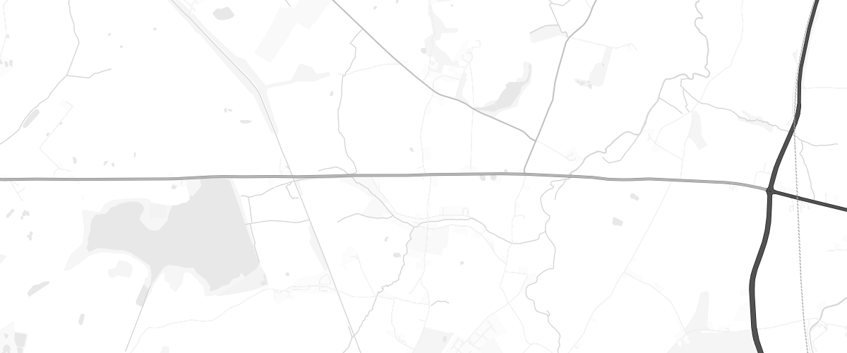 Map showing the location of Stretton Service Station