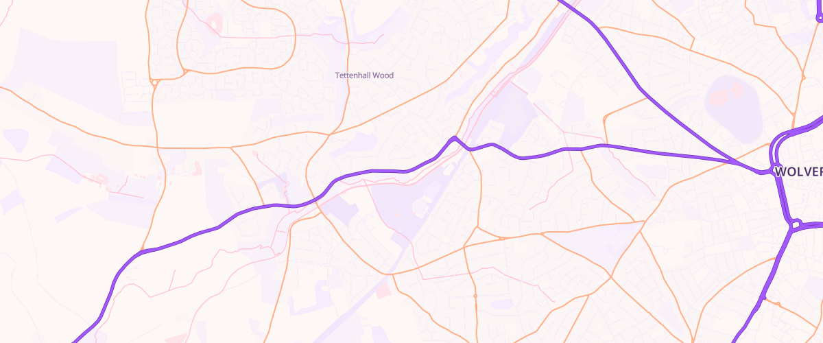 Map showing the location of Mfg Compton