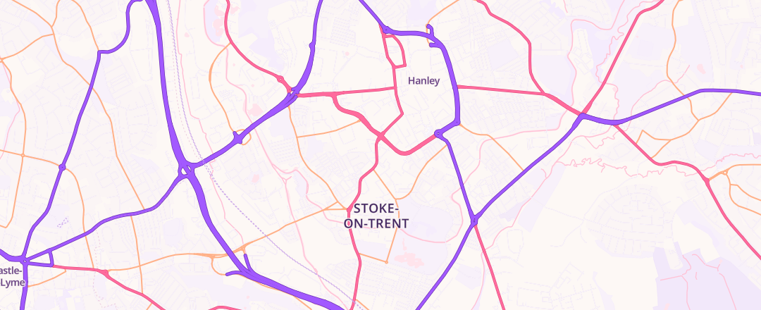 Map showing Smart Mot & Service Centre, Stoke-On-Trent