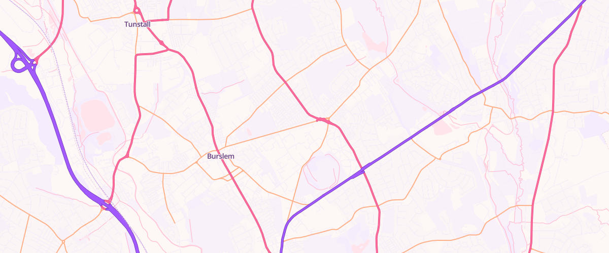 Map showing the location of Asda Moorland Express Petrol