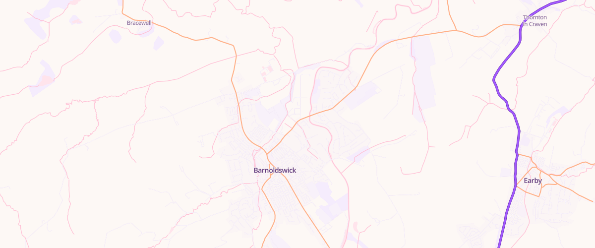 Map showing the location of Gem Strand