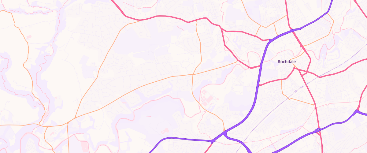 Map showing the location of Bury Road Service Station