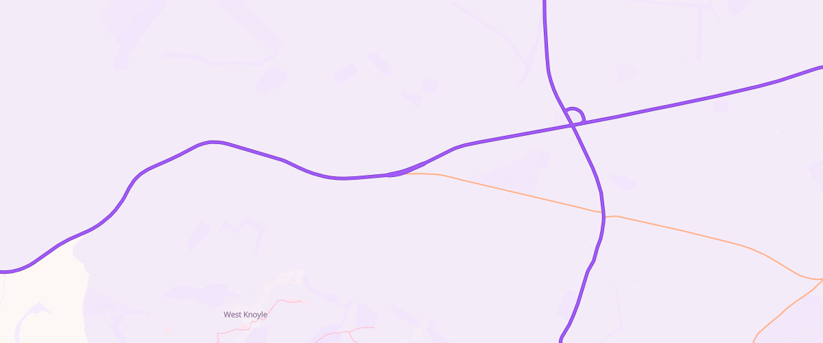 Map showing the location of Asda Willoughby Hedge Express
