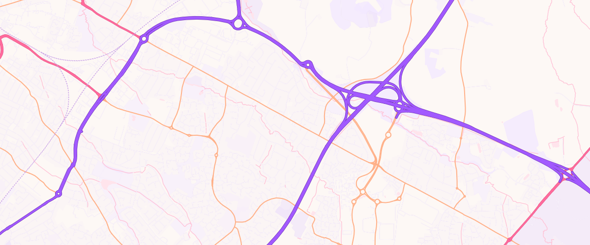 Map showing the location of Mfg Hucclecote